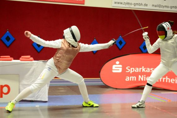 : Aktuelles zum Cottbuser Fechtsport :: Angelina mit zwei Top-Ergebnissen in Moers :